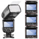 Neewer® NW910/MK910 Blitzgerät (I-TTL 1/8000s HSS LCD Bildschirm Speedlite Master/Slave Flash Kit für Nikon DSLR Kameras, sind: (1) NW910/MK910 Blitzgerät (Flash + (1) Weiche und harte Diffusor + (1) Reflektor + (1) 35 Farbe Filter + (1) Tuch-08